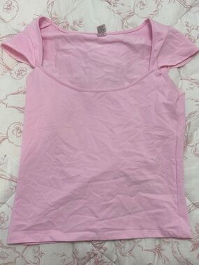 Women’s Scoop Neck Tank Top in Light Pink